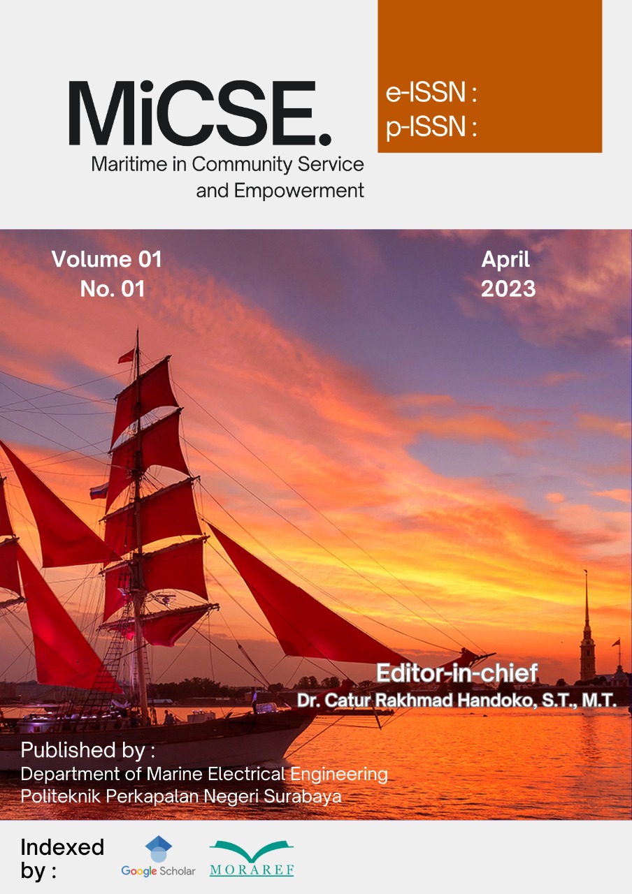 View Vol. 1 No. 1 (2023): MiCSE : Maritime in Community Service and Empowerment